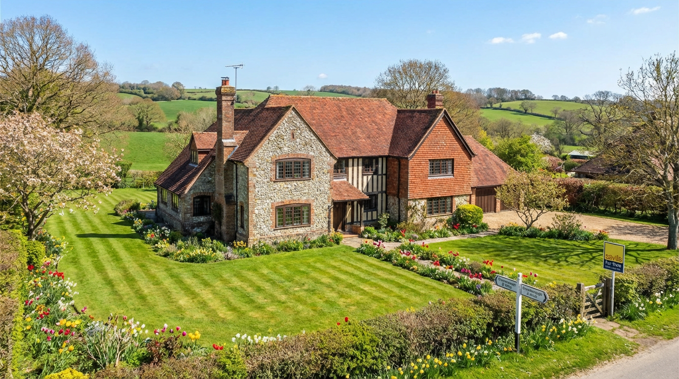 Traditional detached property in the East Sussex countryside near Crowborough
