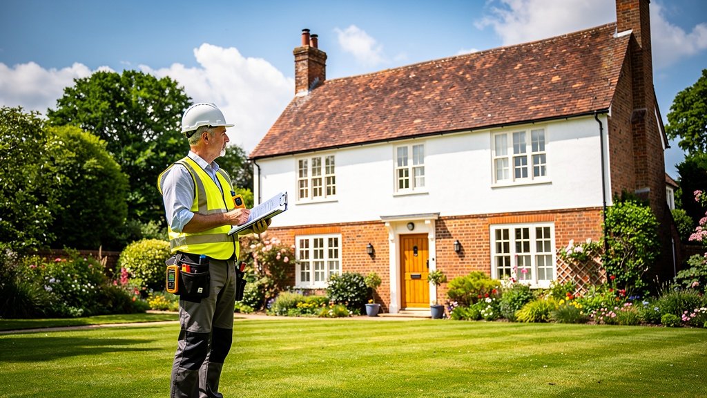 Building surveyor inspecting an East Sussex period property